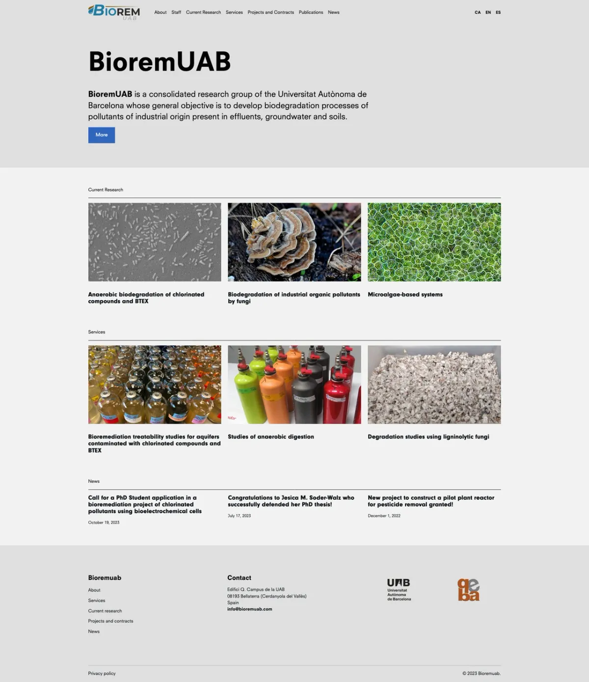 pantalla inicio escritorio Biorem