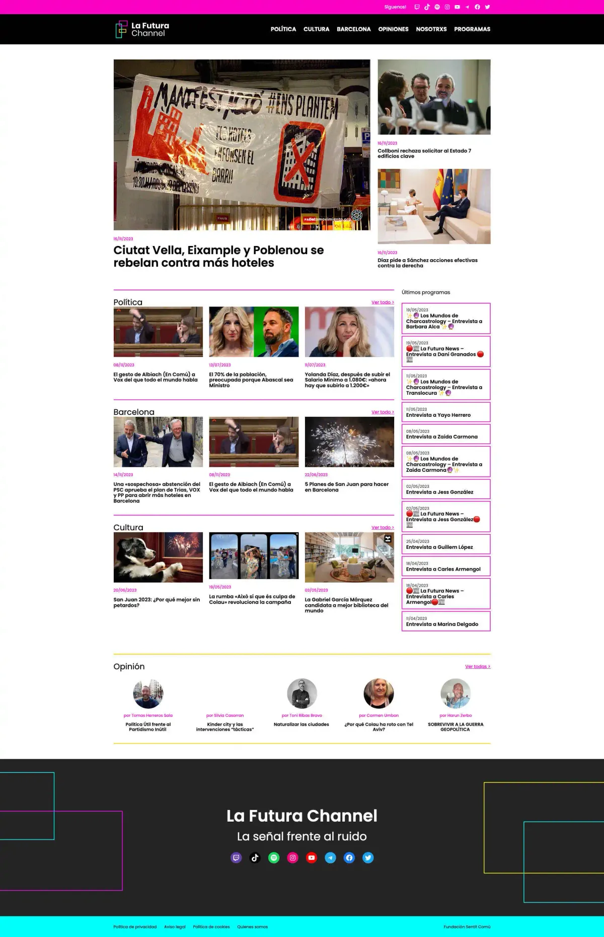 pantalla inicio escritorio