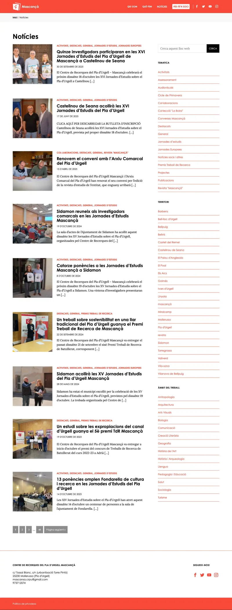 pantalla noticias escritorio